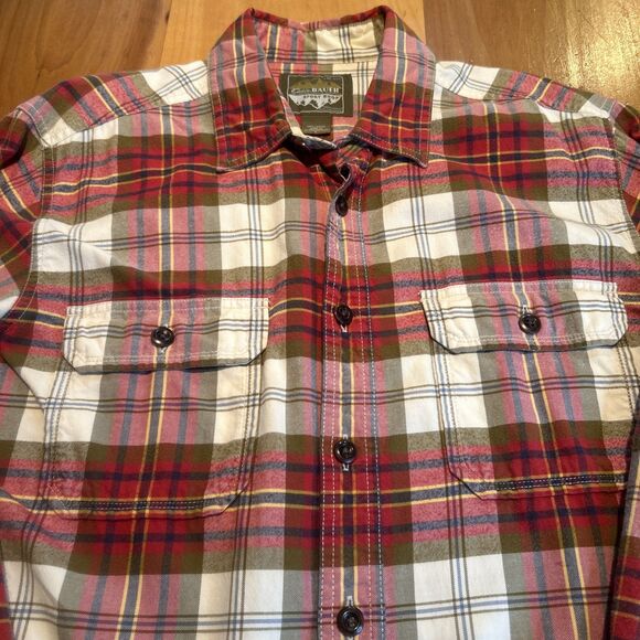 Eddie Bauer Sport Shop Flannel Shirt. Men’s Large. Plaid. Button Up. Long Sleeve - Picture 2 of 11